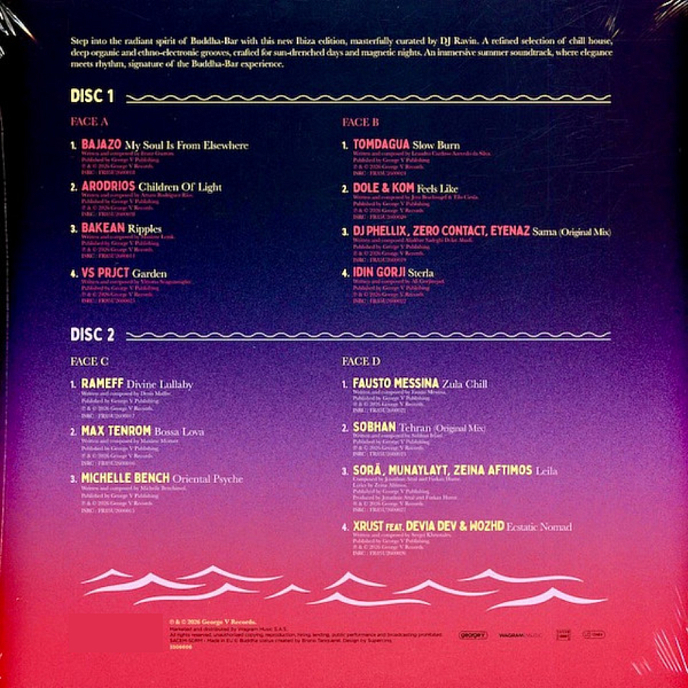 Виниловая пластинка Ravin - Buddha Bar - Summer Sessions Ibiza (coloured) - 2LP - рис.2