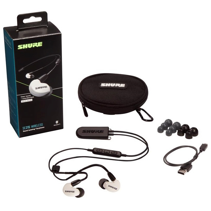 Беспроводные наушники Shure SE215 White BT2-EFS - рис.1