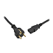 Кабель Oehlbach PERFORMANCE Powercord C13 Black 3m - рис.1