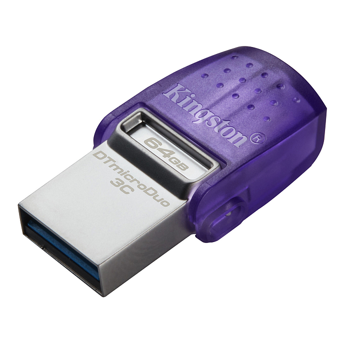 USB Flash накопитель Kingston DataTraveler microDuo 3C G3 OTG 64Gb - рис.0