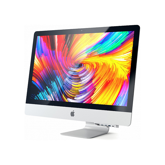 USB HUB Satechi Aluminum USB-C Clamp Hub for 24 iMac Silver - рис.6