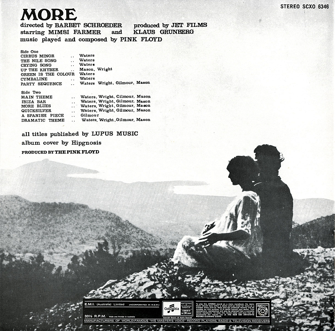 Виниловая пластинка PINK FLOYD MORE - рис.1