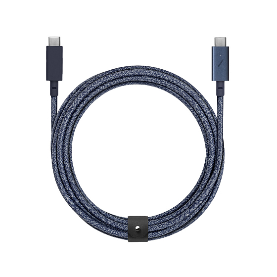 Кабель Native Union Belt Cable Pro USB-C - USB-C Indigo 2.4m - рис.0