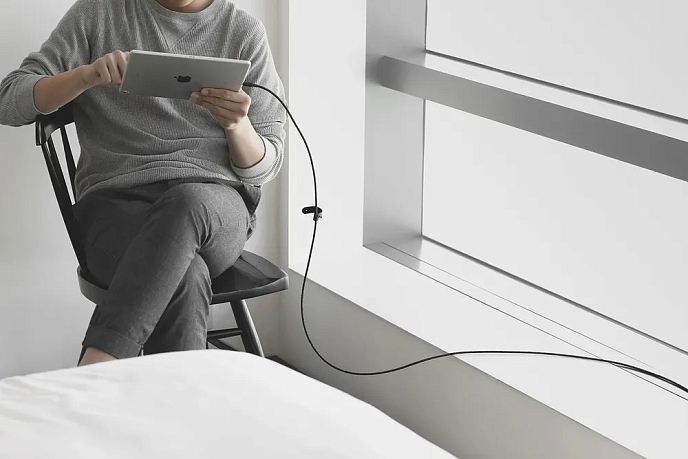 Кабель Native Union Belt USB - Lightning Cosmos Black 3m - рис.2