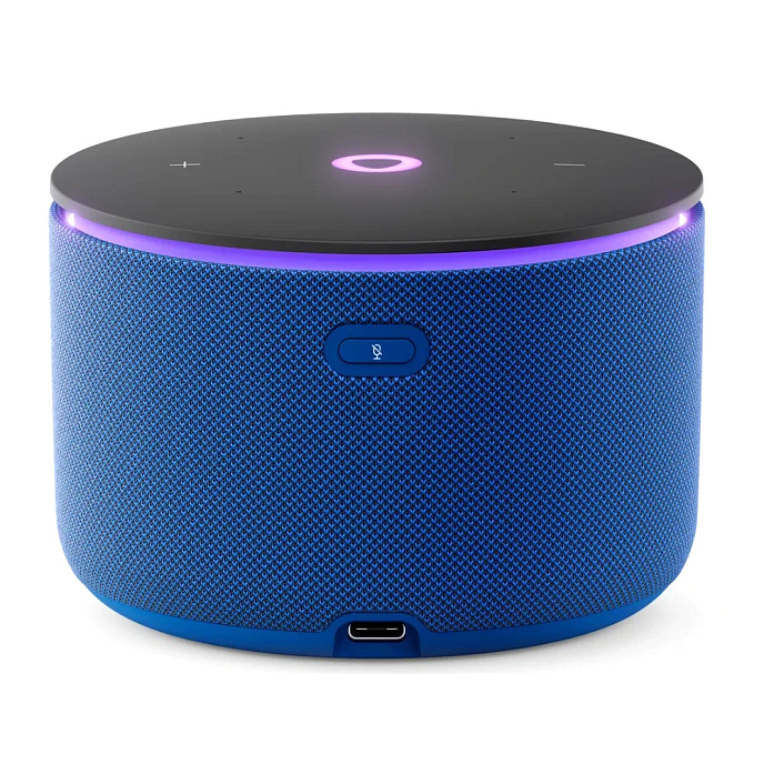 Умная колонка Яндекс Станция Мини 3 Про с Zigbee Blue - рис.2
