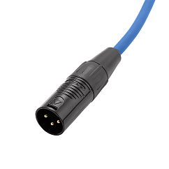 Кабель HeadMade Pro XLR-M - 6.3mm stereo Blue 2m