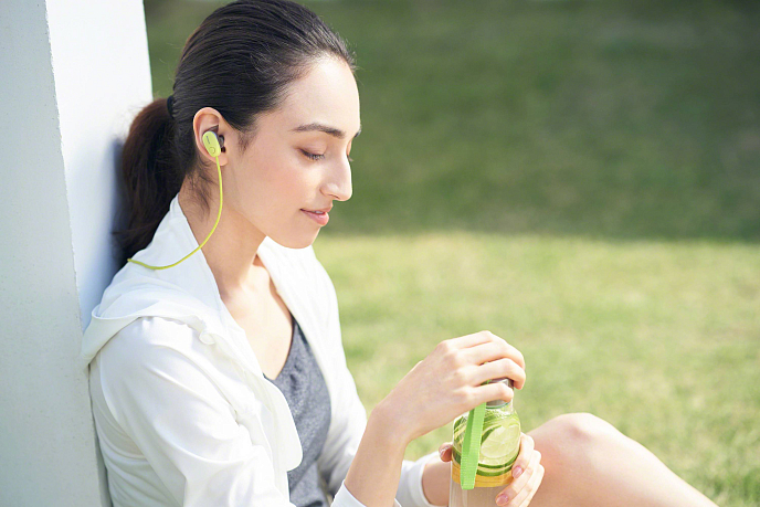 Наушники Sony WI-SP600N Pink - рис.12