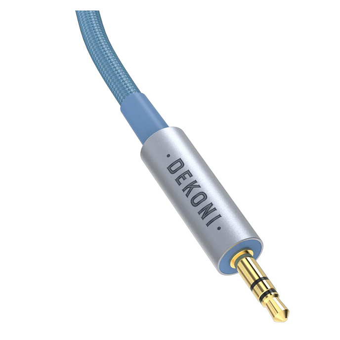 Кабель Dekoni Audio Ensemble 3.5mm Nylon Wrapped Cable with 2.5mm ATHM 1.32m - рис.1
