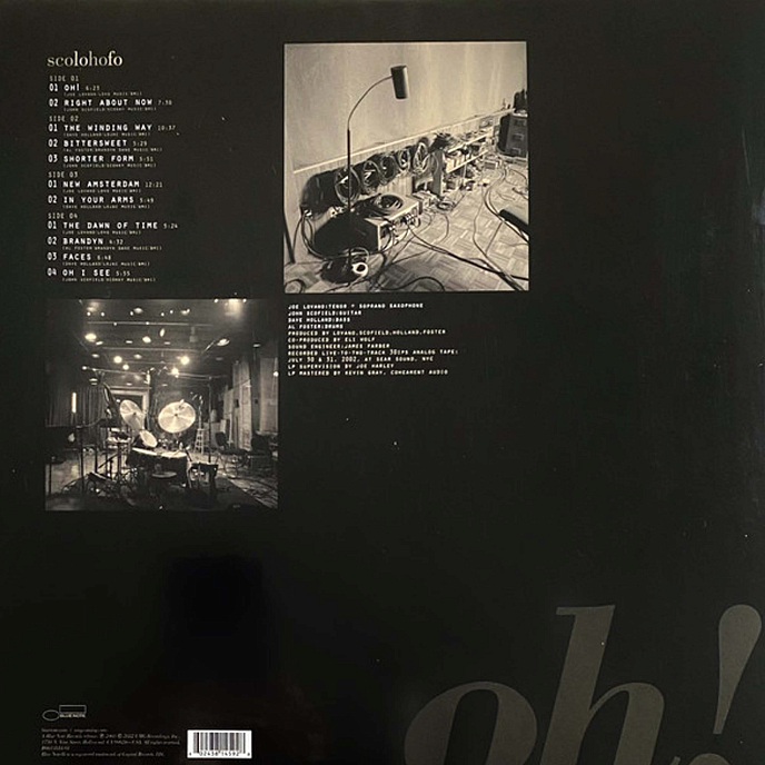 Виниловая пластинка Scolohofo - Oh! - (Tone Poet) LP - рис.1