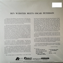 Виниловая пластинка Ben Webster Meets Oscar Peterson – Ben Webster Meets Oscar Peterson - 2LP
