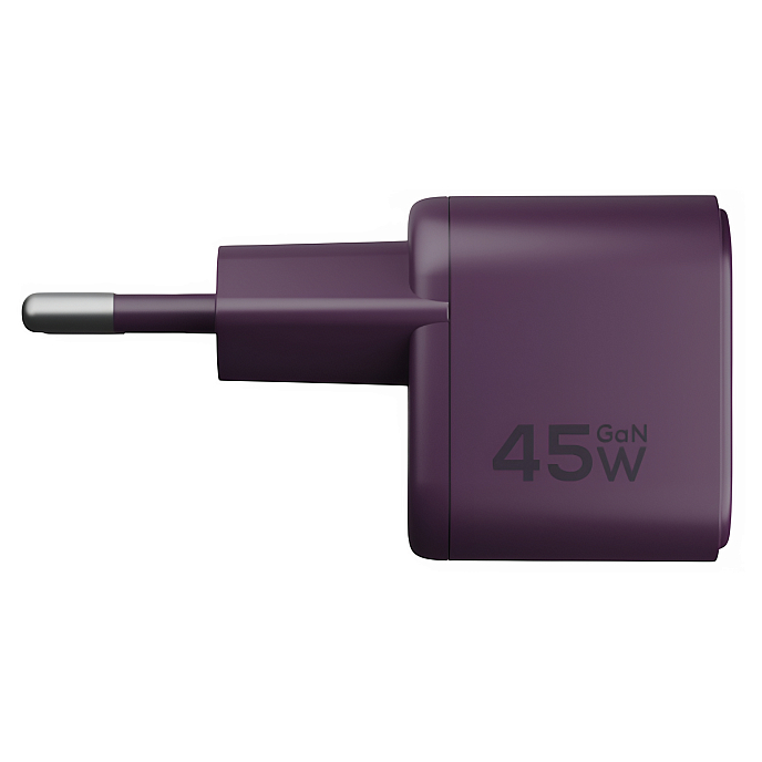Сетевое зарядное устройство Magssory Nano 45W GaN Burgundy - рис.2
