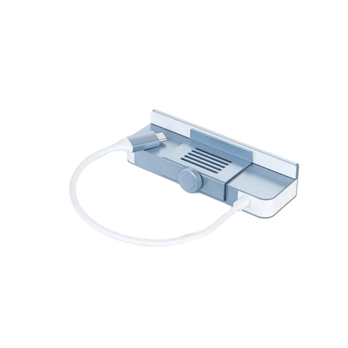 USB HUB Satechi Aluminum USB-C Clamp Hub for 24 iMac Blue - рис.2