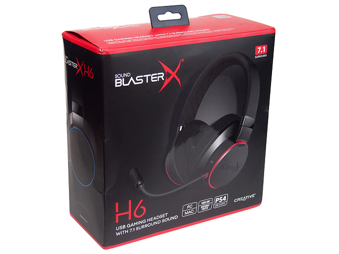 Игровая гарнитура Creative Sound BlasterX H6 black полноразмерная игровая гарнитура (SN YDGH0390141001983V)_Уценка - рис.6