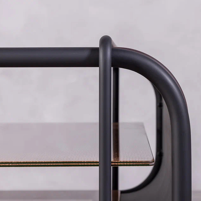 Стойка для Hi-Fi F2F Кинотека Matte Black Bronze Dark Brown - рис.10