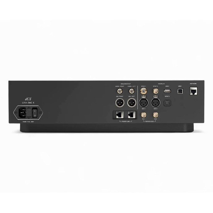 Сетевой аудиоплеер dCS Lina DAC X Black - рис.1