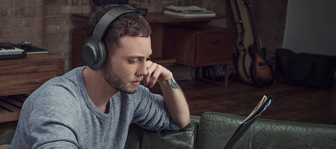 Беспроводные наушники SONY h.ear MDR-100ABN Red - рис.1