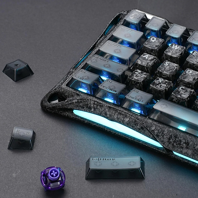 Клавиатура Gravastar Mercury V60Pro CF BLK RU Cyberfrost Black - рис.6
