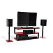 Стойки под акустику NorStone Esse Speaker Stand Black Glossy Red - рис.4