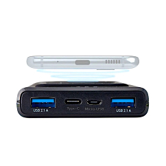 Портативный аккумулятор SBS 10.000 mAh 10W Black