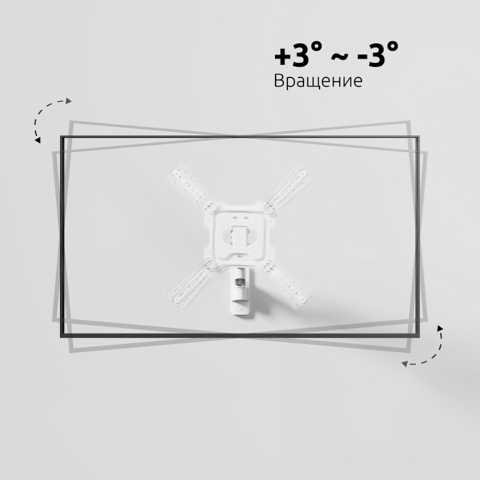 Кронштейн для монитора Uniteki FMG500W White - рис.11