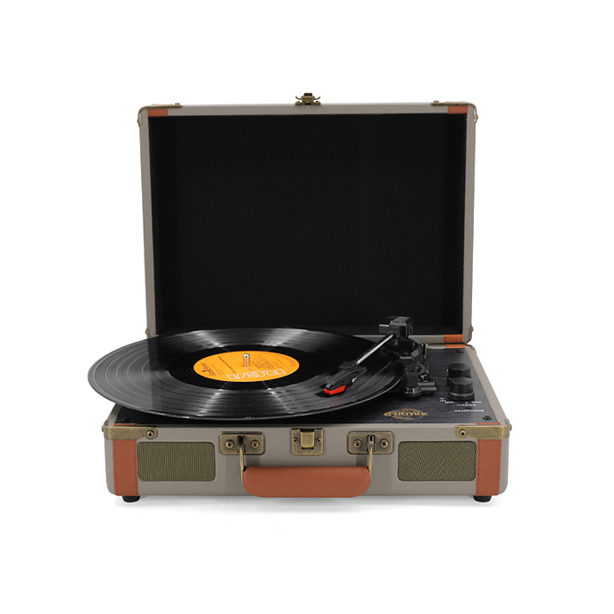 Проигрыватель винила Ritmix LP-130B grey виниловый проигрыватель_OpenBox - рис.0