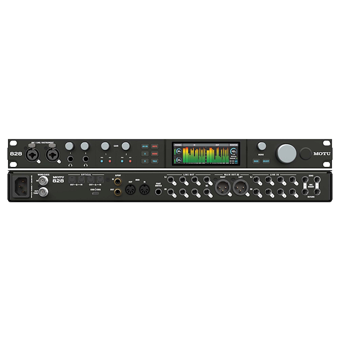 Аудиоинтерфейс MOTU 828 Black - рис.1