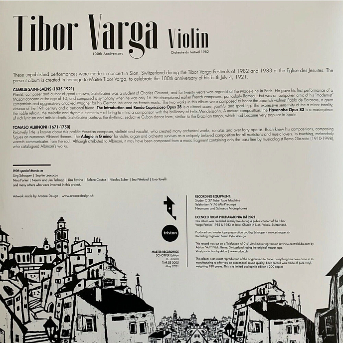 Магнитная лента Tibor Varga - 100th Anniversary магнитная лента - рис.1