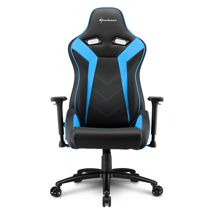 Компьютерное кресло Sharkoon Elbrus 3 Blue Black - рис.1