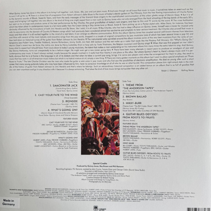 Виниловая пластинка Quincy Jones - Smackwater Jack LP - рис.2