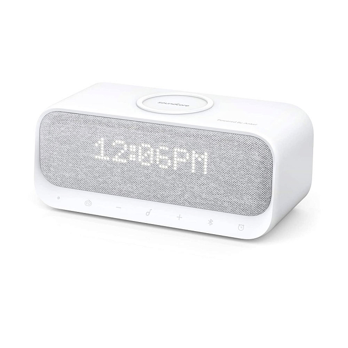 Портативная колонка Anker Soundcore Wakey Alarm Clock White - рис.0