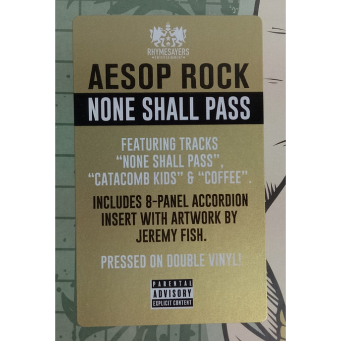 Виниловая пластинка Aesop Rock - None Shall Pass - 2LP - рис.7