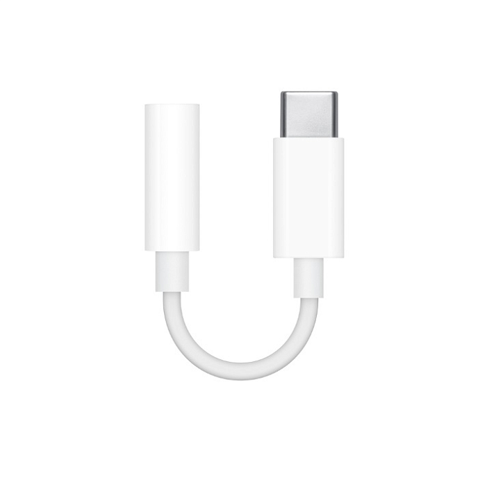 Адаптер Apple USB Type-C - mini jack 3.5 (MU7E2ZM/A) - рис.1