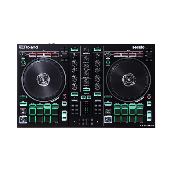 DJ-контроллер Roland DJ-202 Black - рис.0
