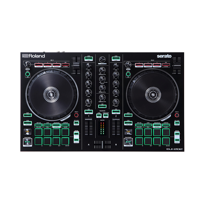 DJ-контроллер Roland DJ-202 Black - рис.0
