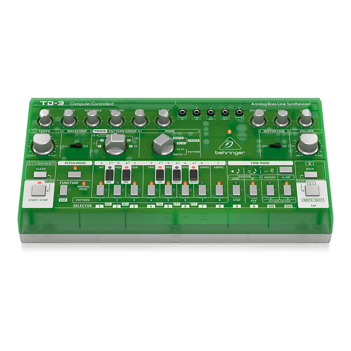 Синтезатор Behringer TD-3 Transporent Green - рис.2