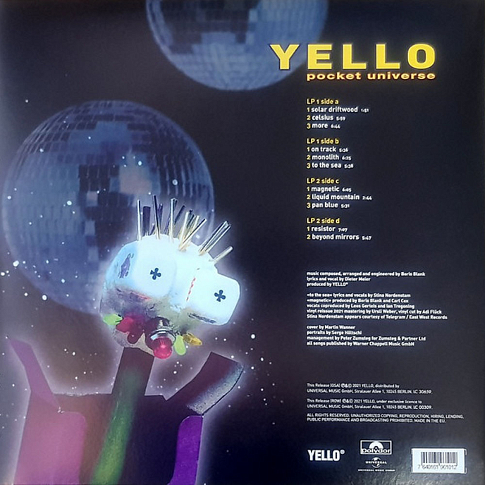Виниловая пластинка Yello - Pocket Universe 2LP - рис.1
