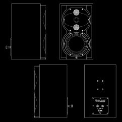 Полочная акустика Perlisten Audio R4b Piano White