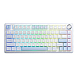 Клавиатура AULA F75 Graywood Switches white blue беспроводная механическая клавиатура_OpenBox - рис.0
