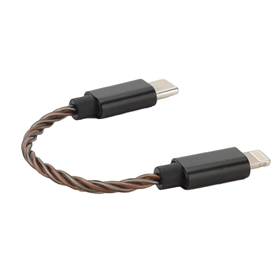 Кабель Hidizs LT02 USB-C - Lightning Black - рис.0