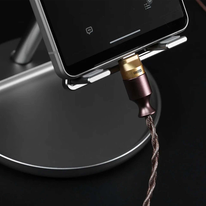 Кабель ddHiFi M130B Coffee 2-pin - рис.1