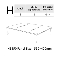 Стойка ddHiFi HS550 HiFi Stand Ground Layer Black