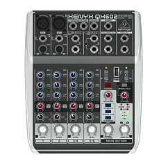 Микшерный пульт Behringer Xenyx QX602MP3 Black Silver