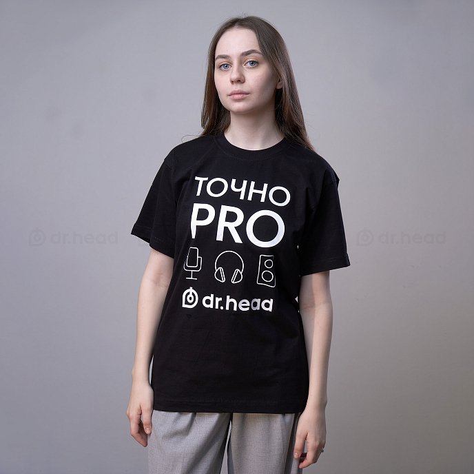Футболка Dr.Head футболка Точно PRO размер S черный - рис.1