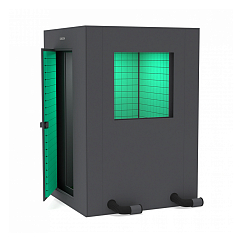 Акустическая кабина IzoRoom Maxi Plus with window Black Blue