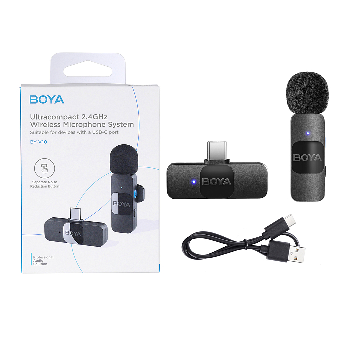 Радиосистема Boya BY-V10 Black - рис.2