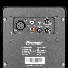 Сабвуфер Premiera DC110SA Black 