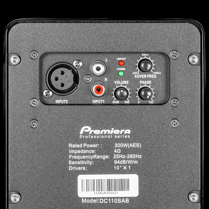 Сабвуфер Premiera DC110SA Black - рис.3