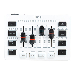 Микшерный пульт Fifine SC3 mixer White