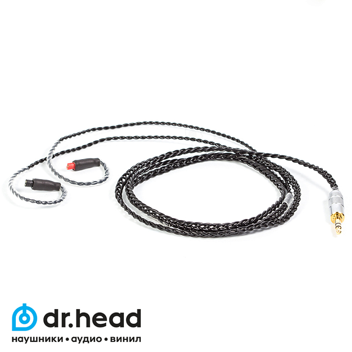 Кабель Labkable Silver Black ATH 2pin - 3.5mm - рис.0