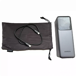 Внешний аккумулятор Ugreen PB722 (35525B) 25000mAh 200W Fast Charging Grey